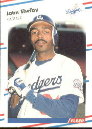 1988 Fleer Baseball Cards      526     John Shelby